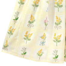 Load image into Gallery viewer, Mimosa and gingham check jumper dress