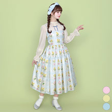 Load image into Gallery viewer, Mimosa and gingham check jumper dress