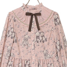 画像をギャラリービューアに読み込む, Vintage bearフロントボタンワンピース