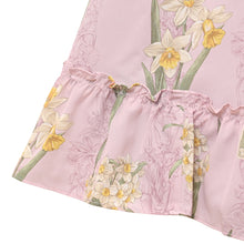 画像をギャラリービューアに読み込む, 野に咲く水仙のフラットカラーワンピース