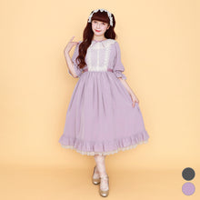 画像をギャラリービューアに読み込む, カノン レースカラーワンピース