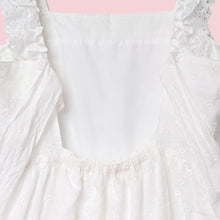 画像をギャラリービューアに読み込む, ラティスブーケ刺繍 フリルジャンパースカート
