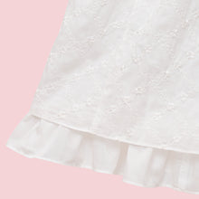 画像をギャラリービューアに読み込む, ラティスブーケ刺繍 フロントボタンジャンパースカート