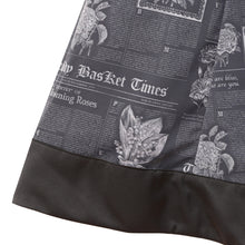 画像をギャラリービューアに読み込む, Flower newspaperシャツワンピース