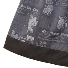 画像をギャラリービューアに読み込む, Flower newspaperスカーフカラーワンピース