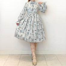 画像をギャラリービューアに読み込む, 植物図鑑ボウタイ長袖ワンピース