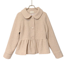 画像をギャラリービューアに読み込む, ケープ付きツイードショートコート