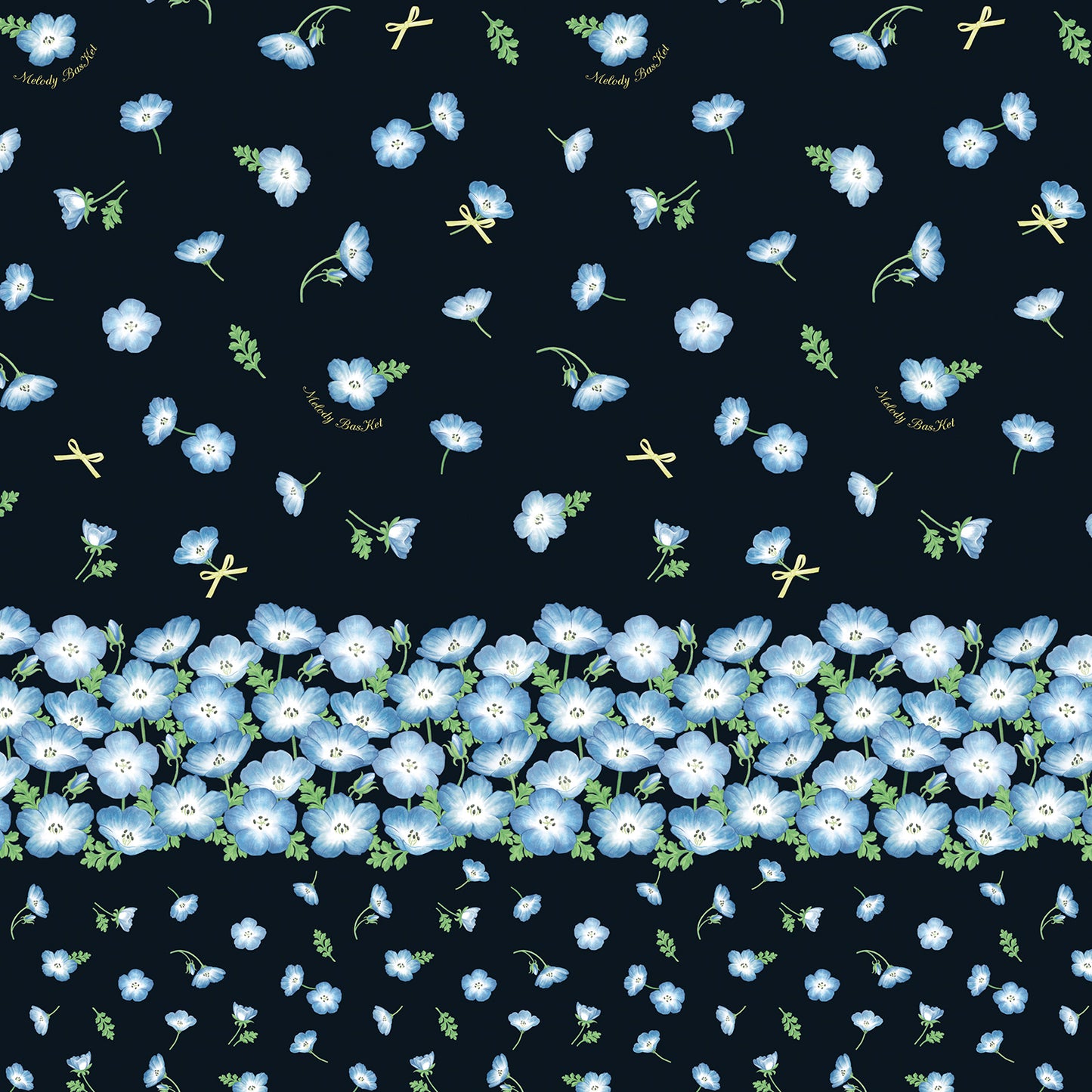 ネモフィラ畑のジャンパースカート