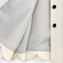 画像をギャラリービューアに読み込む, モノトーンスカラップコート