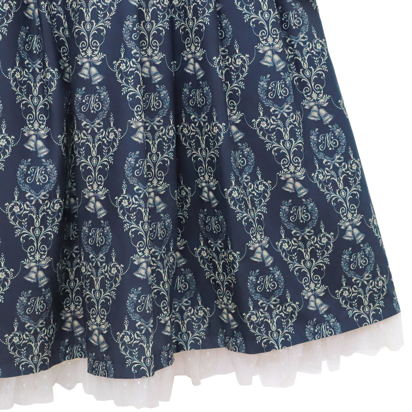 Blessing bell ケープ付きワンピース