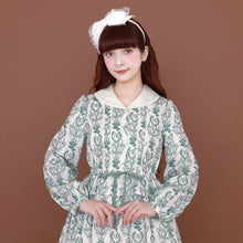 画像をギャラリービューアに読み込む, Blessing bell ペプラムブラウスワンピース