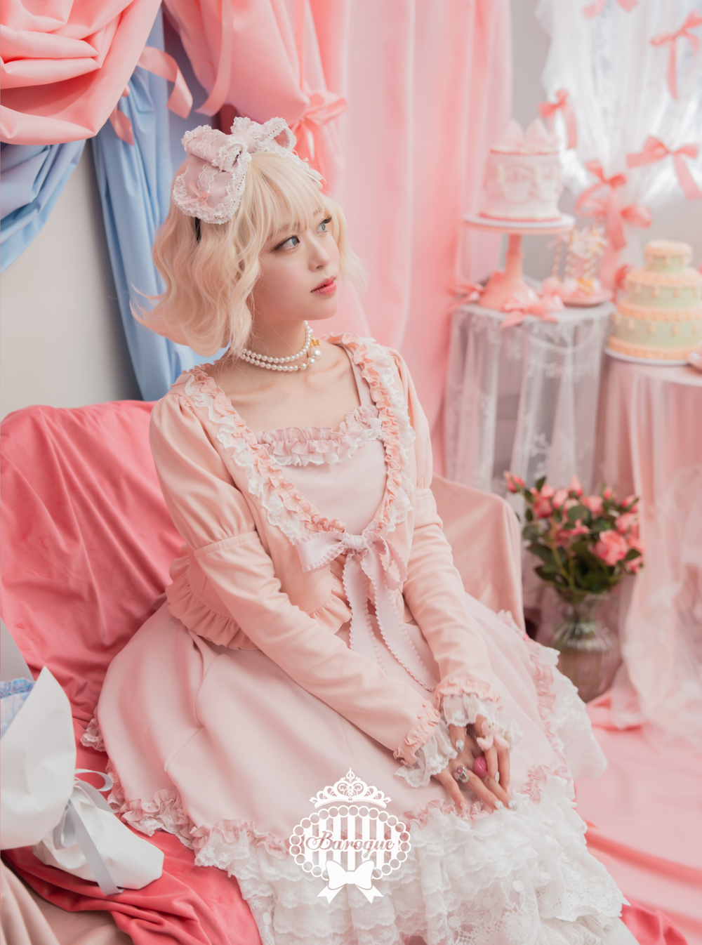 Mary Roseレースジャンパースカート