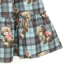 画像をギャラリービューアに読み込む, Teddy Bear Tartanワンピース (Teddy Bear Tartan dress)
