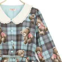 画像をギャラリービューアに読み込む, Teddy Bear Tartanワンピース (Teddy Bear Tartan dress)
