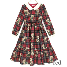 画像をギャラリービューアに読み込む, Teddy Bear Tartanワンピース (Teddy Bear Tartan dress)
