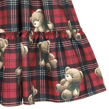 画像をギャラリービューアに読み込む, Teddy Bear Tartanワンピース (Teddy Bear Tartan dress)
