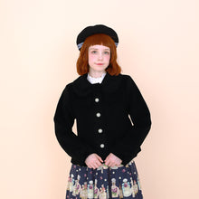 Load image into Gallery viewer, リボンカラーショートコート(Ribbon collar short coat)
