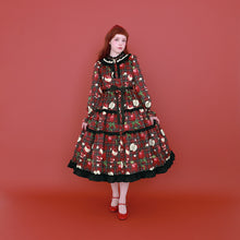 Load image into Gallery viewer, タータンRibbonAppleドレス(Tartan Ribbon Apple long dress)
