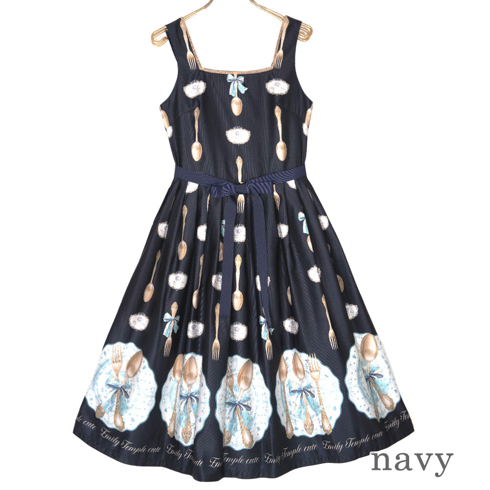 Royal Cutlery ノースリーブワンピース(Royal cutlery sleeveless dress)