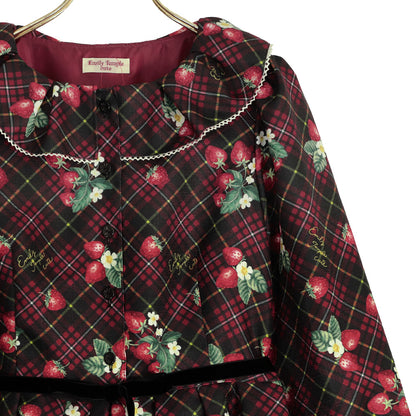 Strawberry Tartan ワンピース (Strawberry tartan dress)
