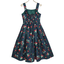 Load image into Gallery viewer, Strawberry Tartan ノースリーブワンピース(Strawberry tartan sleeveless dress)
