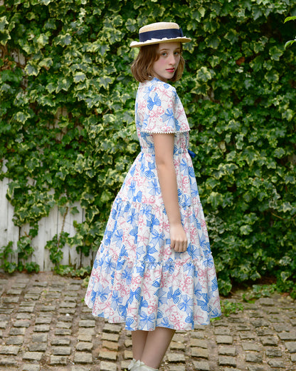 Ribbon Sketchロングワンピース(Ribbon Sketch long dress)【POP UP】