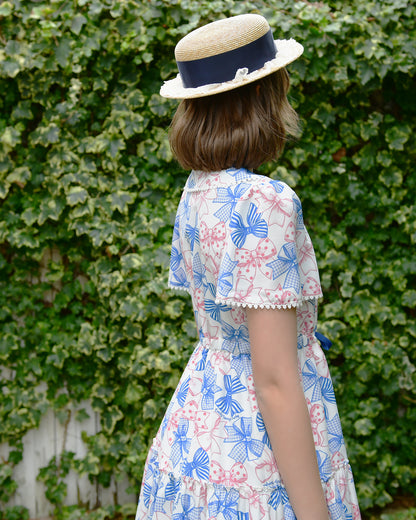 Ribbon Sketchロングワンピース(Ribbon Sketch long dress)【POP UP】