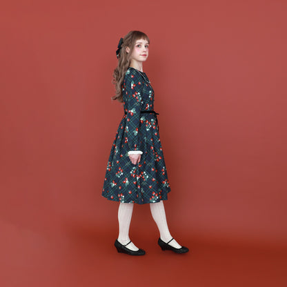 Strawberry Tartan ワンピース (Strawberry tartan dress)