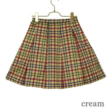 画像をギャラリービューアに読み込む, Preppy Tartanプリーツスカート (Preppy Tartan pleats skirt)
