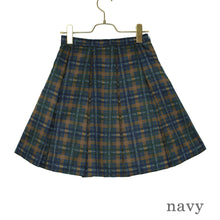 画像をギャラリービューアに読み込む, Preppy Tartanプリーツスカート (Preppy Tartan pleats skirt)
