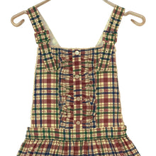 画像をギャラリービューアに読み込む, Preppy Tartanサロペットワンピース(Preppy Tartan Salopette dress)
