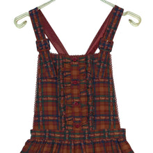 画像をギャラリービューアに読み込む, Preppy Tartanサロペットワンピース(Preppy Tartan Salopette dress)
