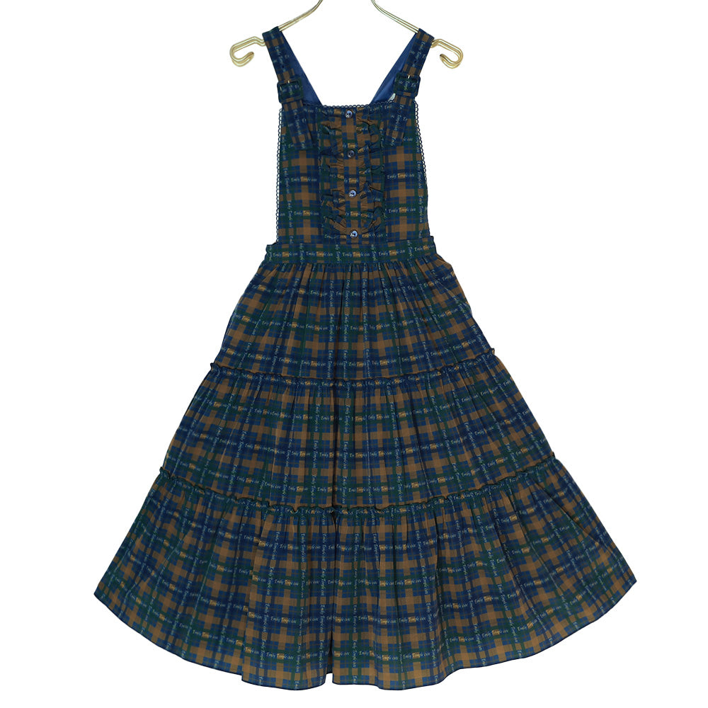 Preppy Tartanサロペットワンピース(Preppy Tartan Salopette dress)