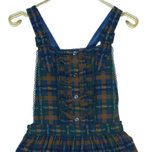 画像をギャラリービューアに読み込む, Preppy Tartanサロペットワンピース(Preppy Tartan Salopette dress)
