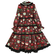 Load image into Gallery viewer, タータンRibbonAppleドレス(Tartan Ribbon Apple long dress)
