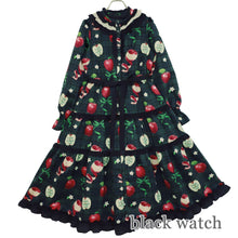 Load image into Gallery viewer, タータンRibbonAppleドレス(Tartan Ribbon Apple long dress)
