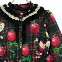 Load image into Gallery viewer, タータンRibbonAppleドレス(Tartan Ribbon Apple long dress)
