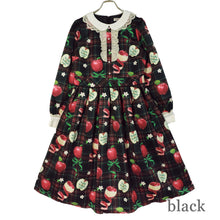Load image into Gallery viewer, タータンRibbonAppleワンピース (Tartan Ribbon Apple dress)
