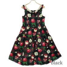 Load image into Gallery viewer, タータンRibbonAppleノースリーブワンピース (Tartan RibbonApple sleeveless dress)

