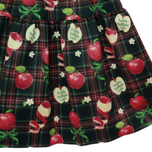 Load image into Gallery viewer, タータンRibbonAppleノースリーブワンピース (Tartan RibbonApple sleeveless dress)
