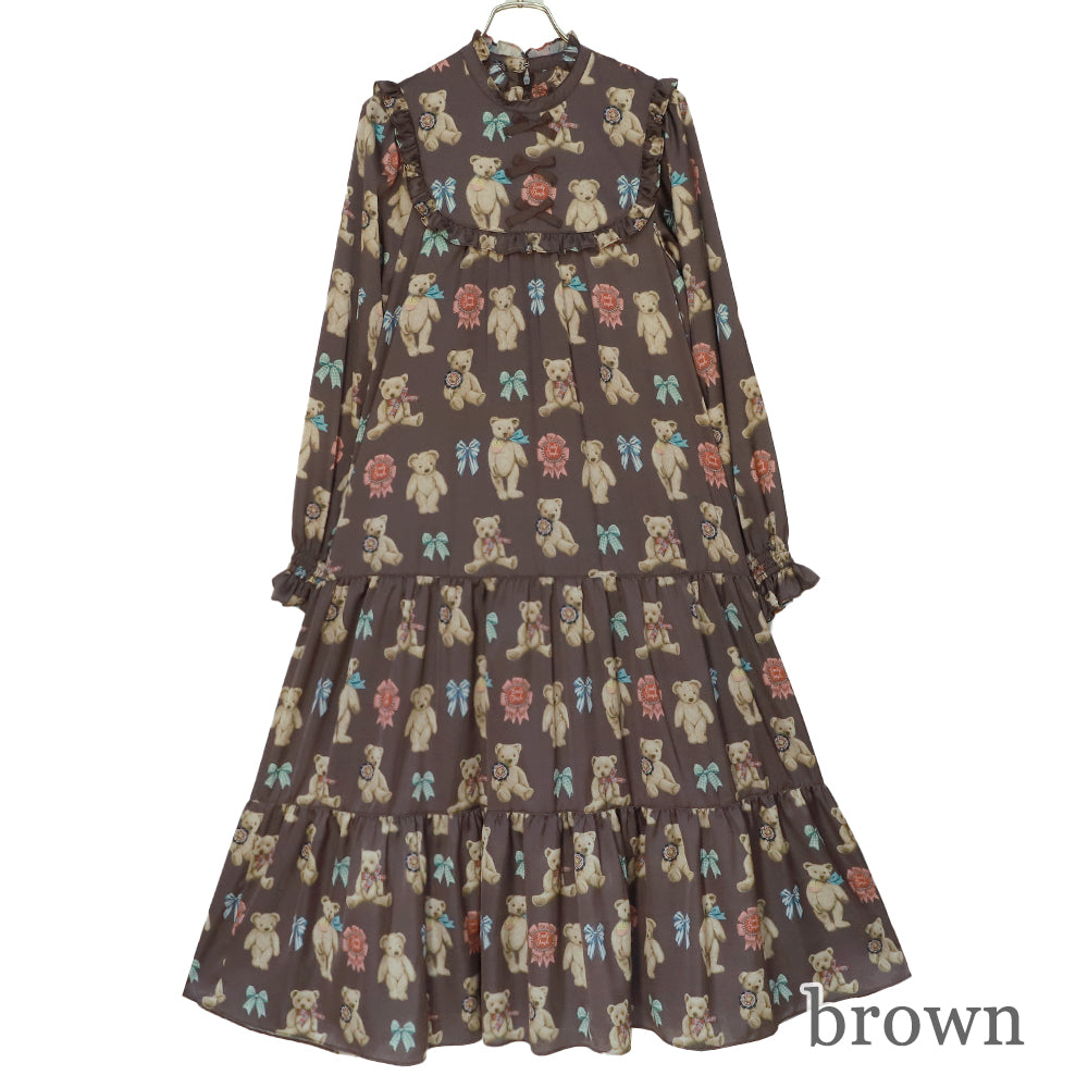 Classic Teddyロングワンピース (Classic Teddy long dress)