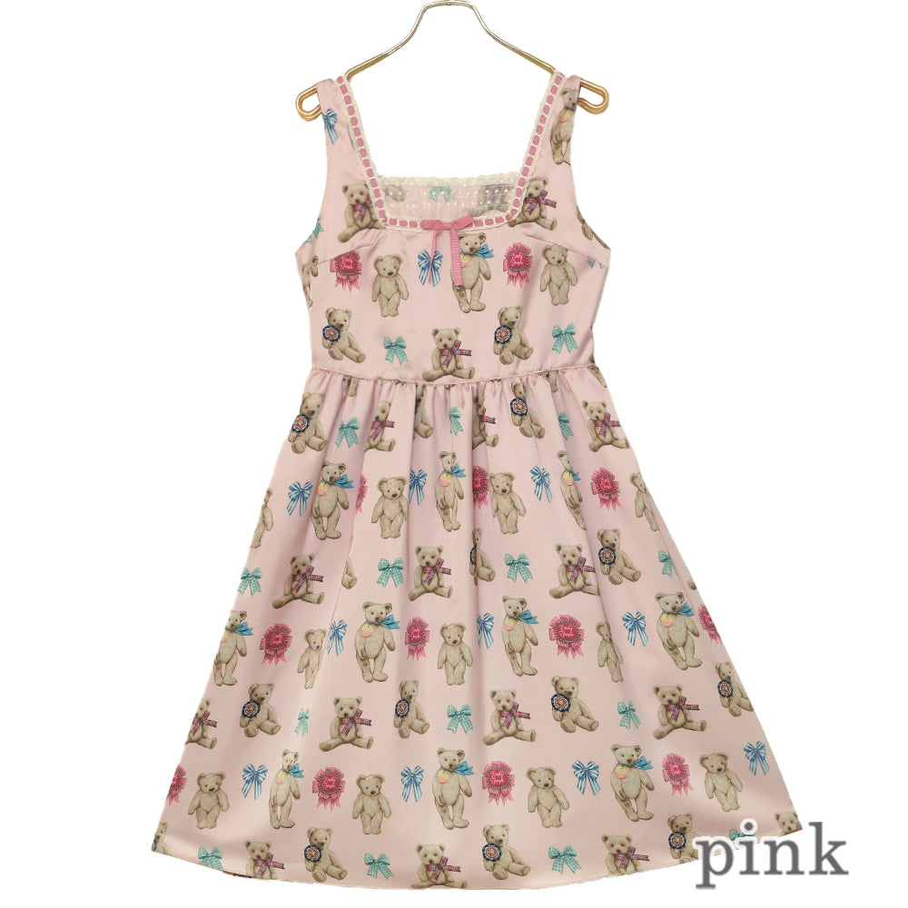 Classic Teddyノースリーブワンピース(Classic Teddy sleeveless dress)