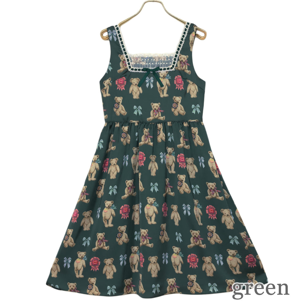 Classic Teddyノースリーブワンピース(Classic Teddy sleeveless dress)