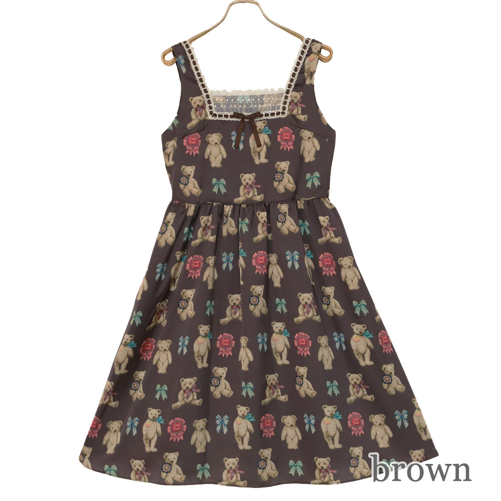 Classic Teddyノースリーブワンピース(Classic Teddy sleeveless dress)