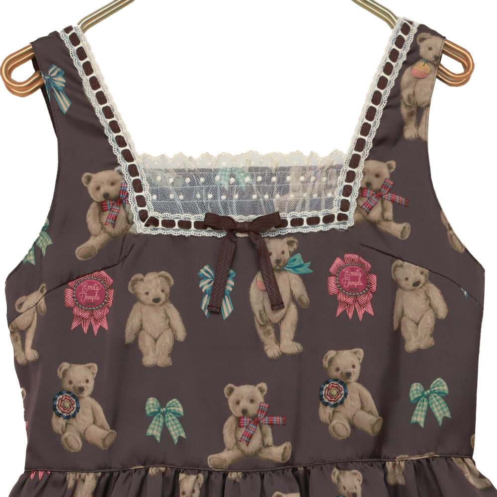 Classic Teddyノースリーブワンピース(Classic Teddy sleeveless dress)