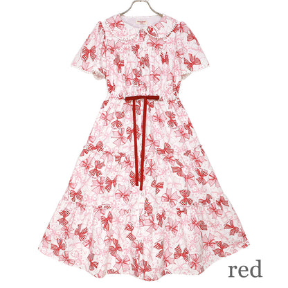 Ribbon Sketchロングワンピース(Ribbon Sketch long dress)【POP UP】