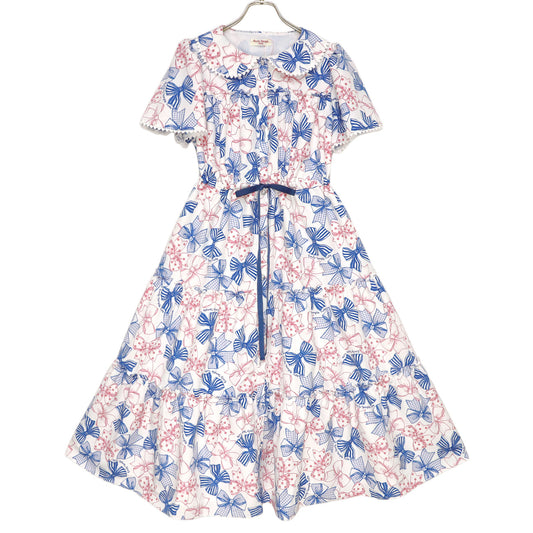 Ribbon Sketchロングワンピース(Ribbon Sketch long dress)【POP UP】