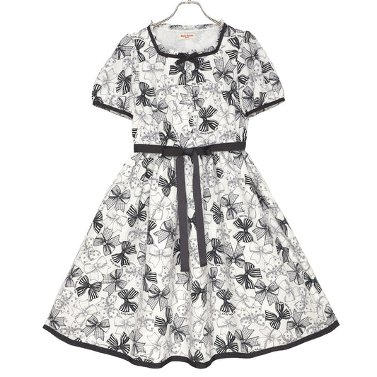 Ribbon Sketchワンピース(Ribbon Sketch dress)【POP UP】