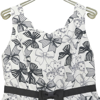 Ribbon Sketchノースリーブワンピース (Ribbon Sketch sleeveless dress)【POP UP】