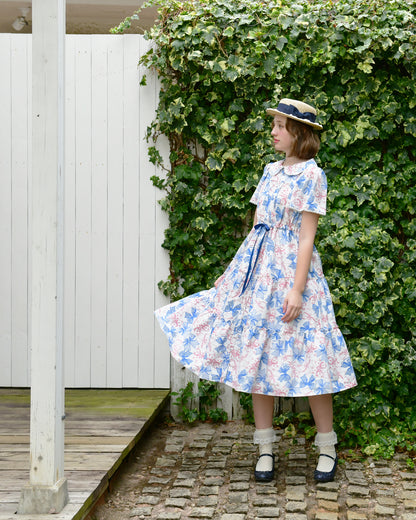 Ribbon Sketchロングワンピース(Ribbon Sketch long dress)【POP UP】